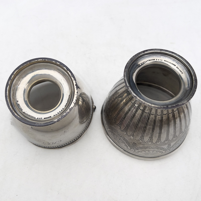 Tiffany &amp; Co. - Two silver condiment servers