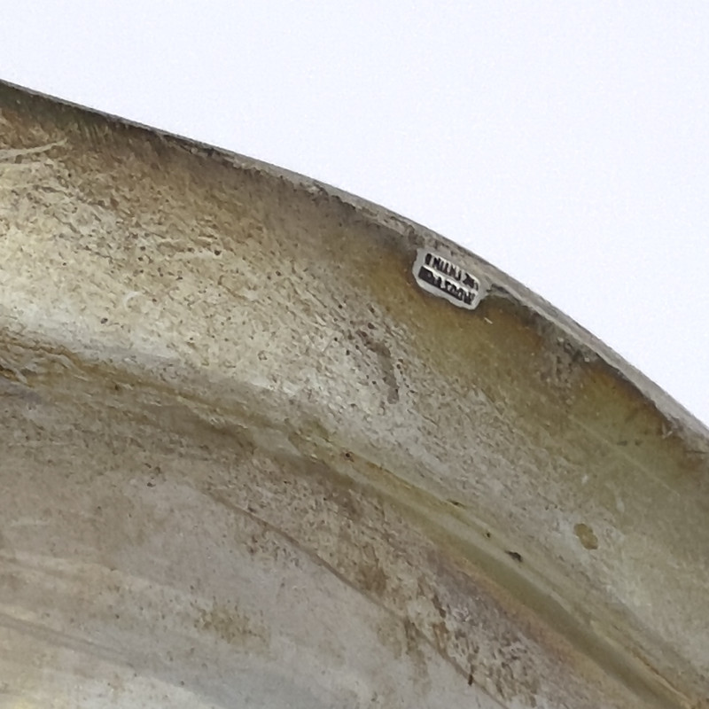 Two Large Argentinian Sterling Silver Platters