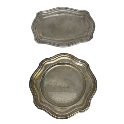 Image for Lot A Pair of Argentinian Sterling Silver Platters