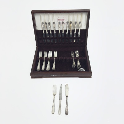 Christofle - Silver-Plated Flatware Group