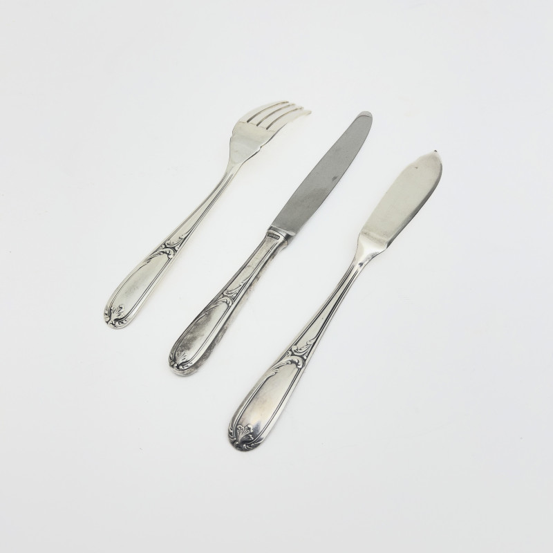 Christofle - Silver-Plated Flatware Group