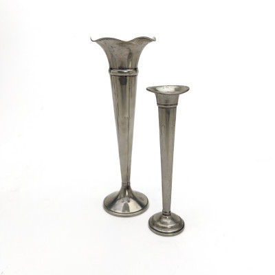 A Group of Seven Weighted Sterling Silver Table Articles