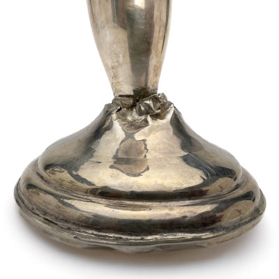 A Group of Seven Weighted Sterling Silver Table Articles