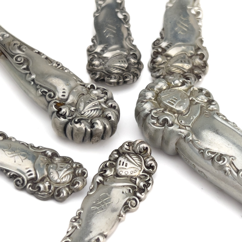 Alvin - Edward VII Silver Flatware Service for 12