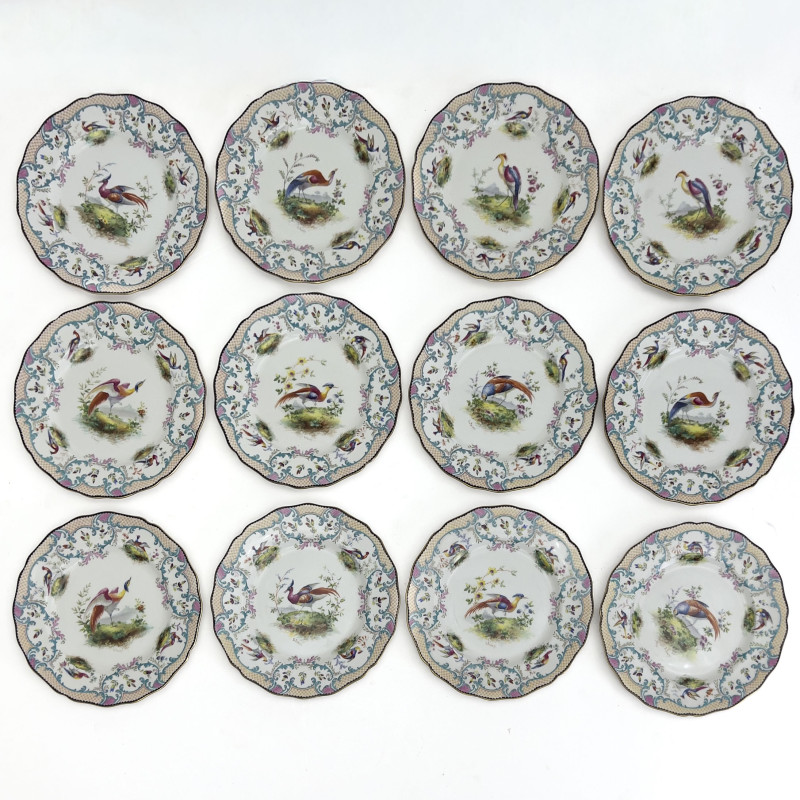 Royal Doulton Cabinet Plates for Tiffany