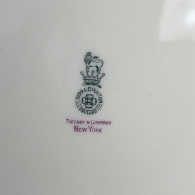 Royal Doulton Cabinet Plates for Tiffany