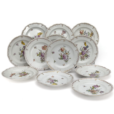 Image for Lot KPM - A Set of Twelve KPM Porcelain Plates