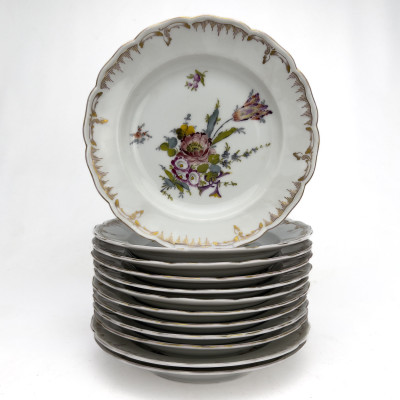 KPM - A Set of Twelve KPM Porcelain Plates