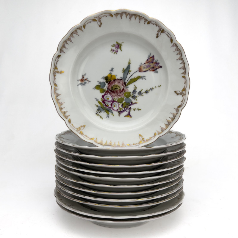 KPM - A Set of Twelve KPM Porcelain Plates