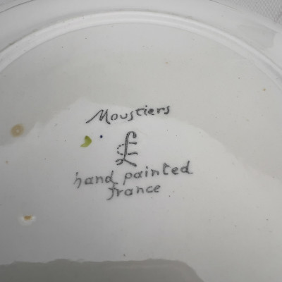 A French Moustiers Faience Partially Assembled Dinner Service (50+ Pieces)
