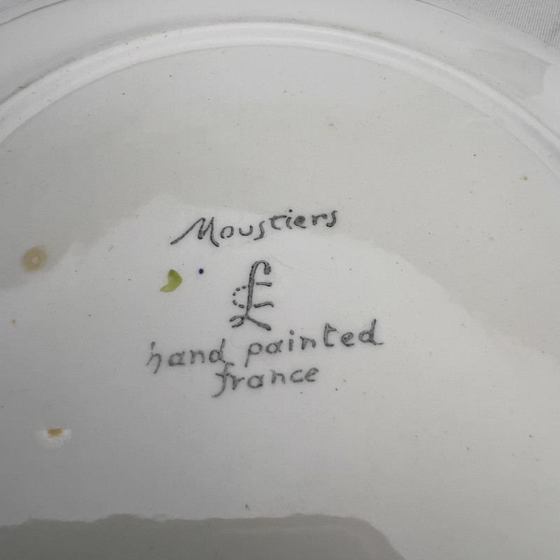 A French Moustiers Faience Partially Assembled Dinner Service (50+ Pieces)