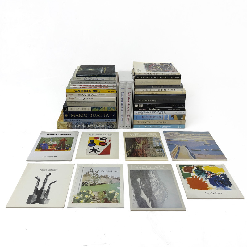 Collection of Art Books and Catalogs