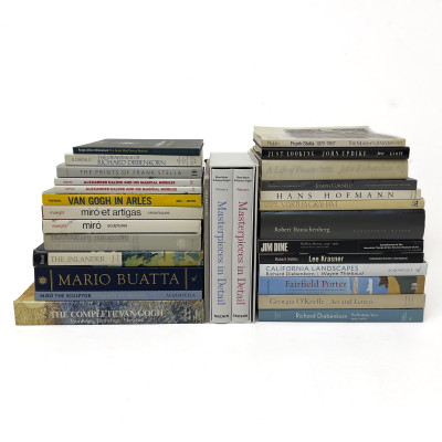 Collection of Art Books and Catalogs