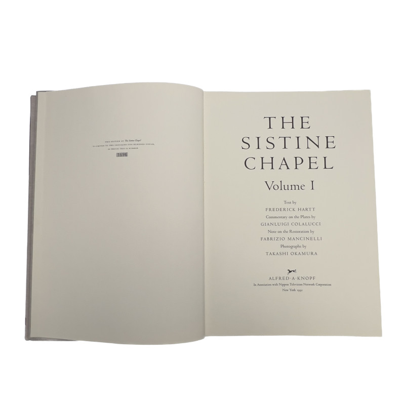 "The Sistine Chapel" Fine Art Two-Volume Book Set
