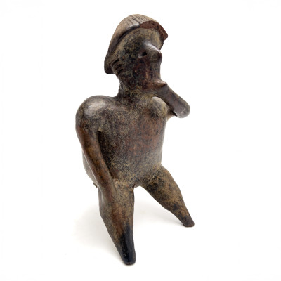 Pre-Columbian West Mexican Hollow Ceramic Figure