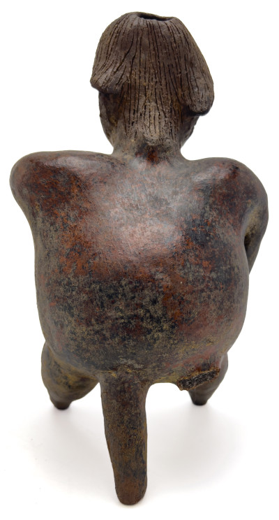 Pre-Columbian West Mexican Hollow Ceramic Figure