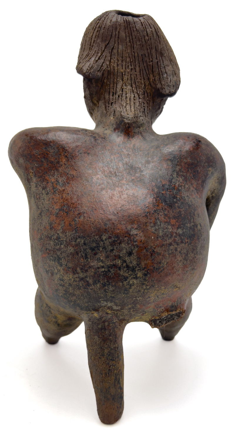 Pre-Columbian West Mexican Hollow Ceramic Figure