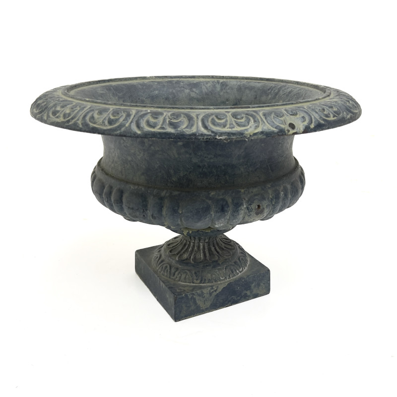 Neoclassical Style Painted Cast Iron Garden Jardinière