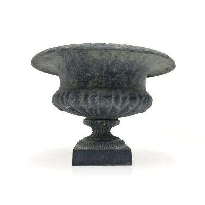Neoclassical Style Painted Cast Iron Garden Jardinière