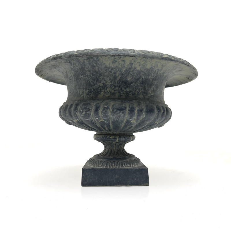 Neoclassical Style Painted Cast Iron Garden Jardinière