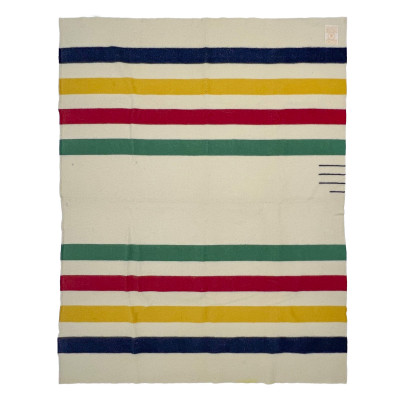 A Hudson's Bay Company 4-Point Wool Blanket