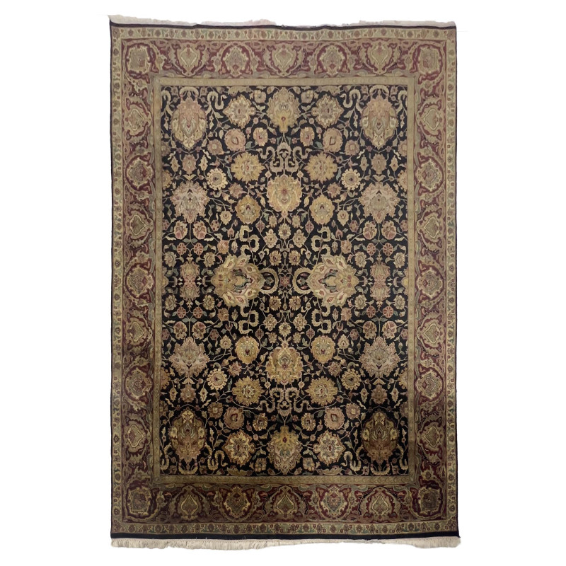 An Indian Hand-Knotted Woolen Pile Carpet