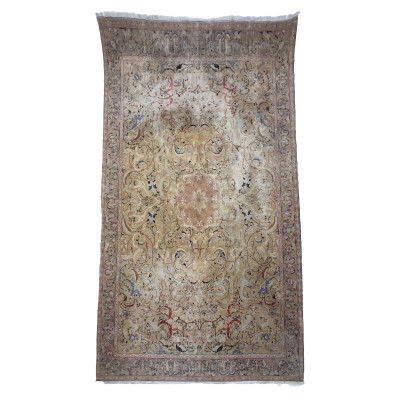 Image for Lot Large Turkish Oushak Rug