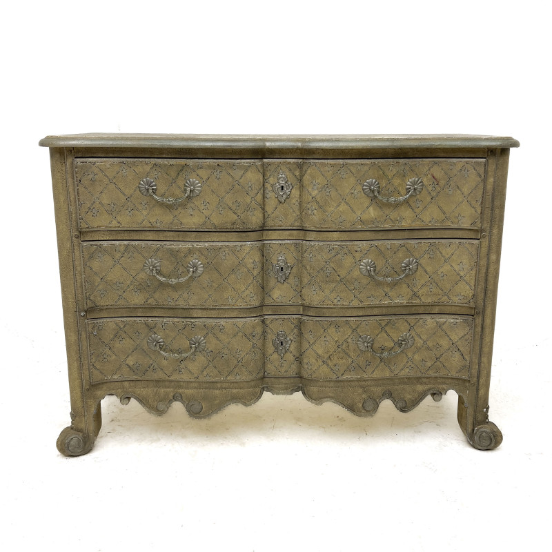 Baker - French Provincial Louis XV Style Painted Commode