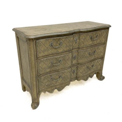 Baker - French Provincial Louis XV Style Painted Commode