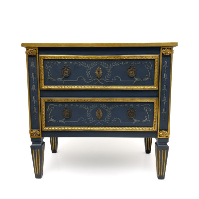 Image for Lot Julia Gray - Contemporary Louis XVI Style Painted and Parcel-Gilt Commode