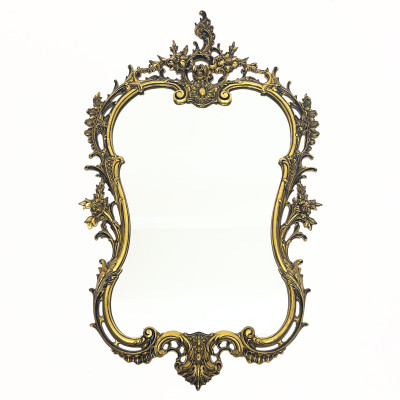 Image for Lot Louis XV Style Gilt-Metal Wall Mirror