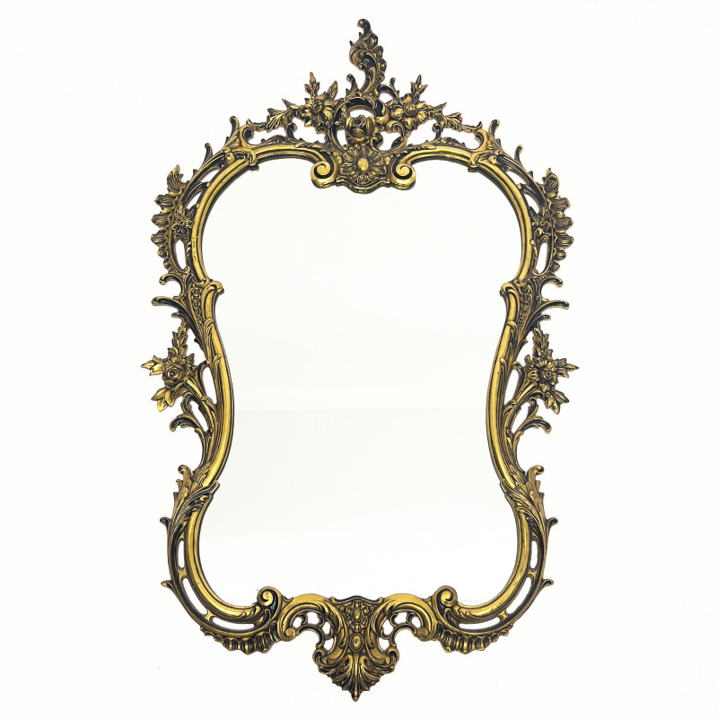 Louis XV Style Gilt-Metal Wall Mirror