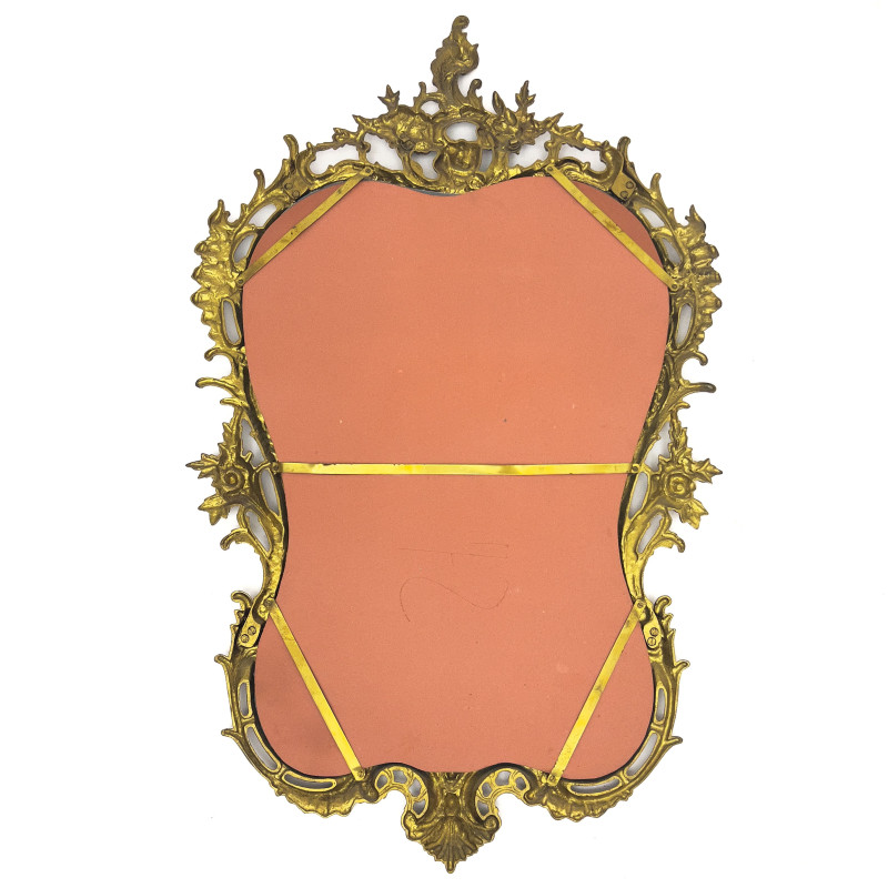 Louis XV Style Gilt-Metal Wall Mirror