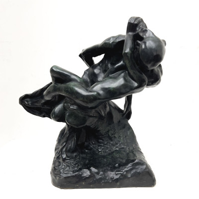 Image for Lot Patinated Bronze Sculpture "Youth Triumphant" (La Jeunesse Triomphante), After Auguste Rodin