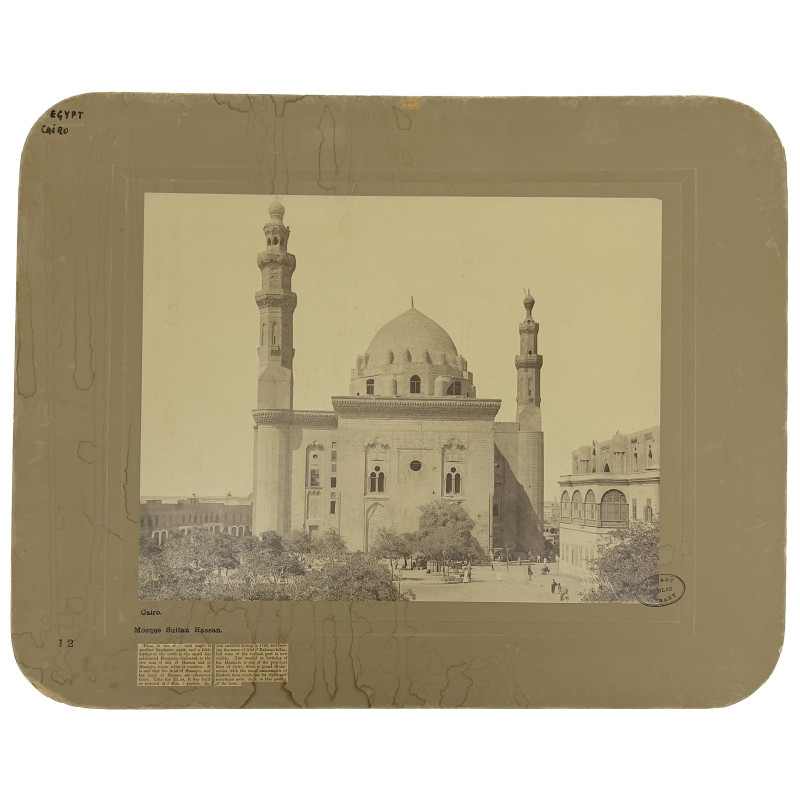 Jean-Pascal Sébah - Mosque Sultan Hassan, Cairo