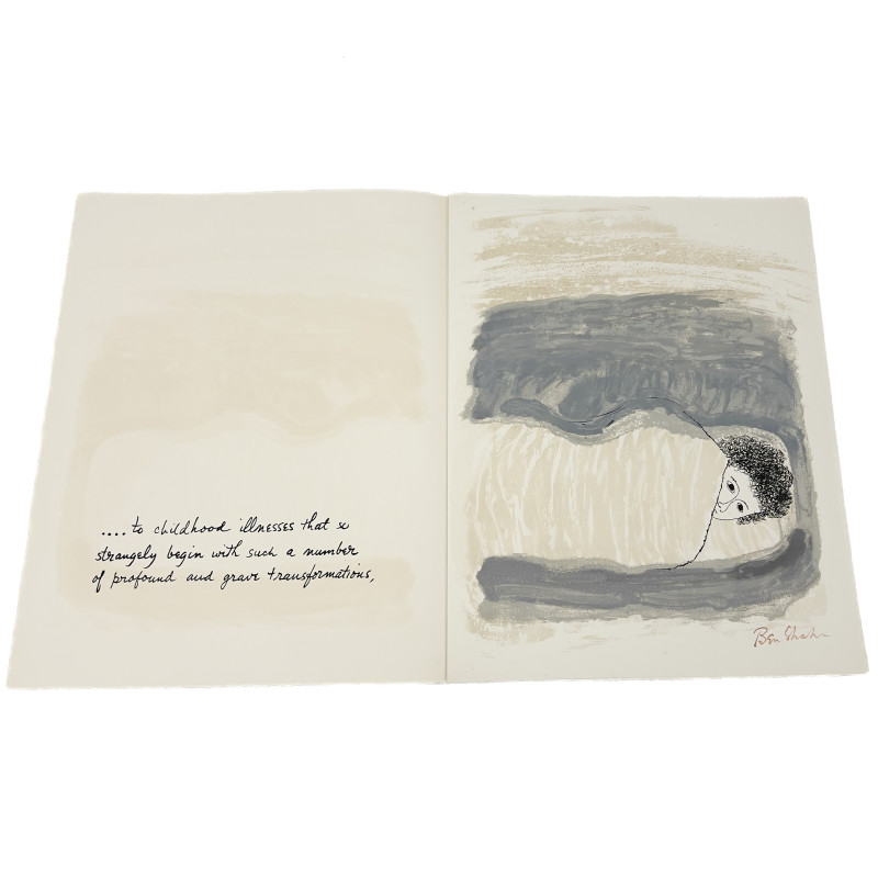 Ben Shahn - To Childhood Illness (from Rilke Portfolio)