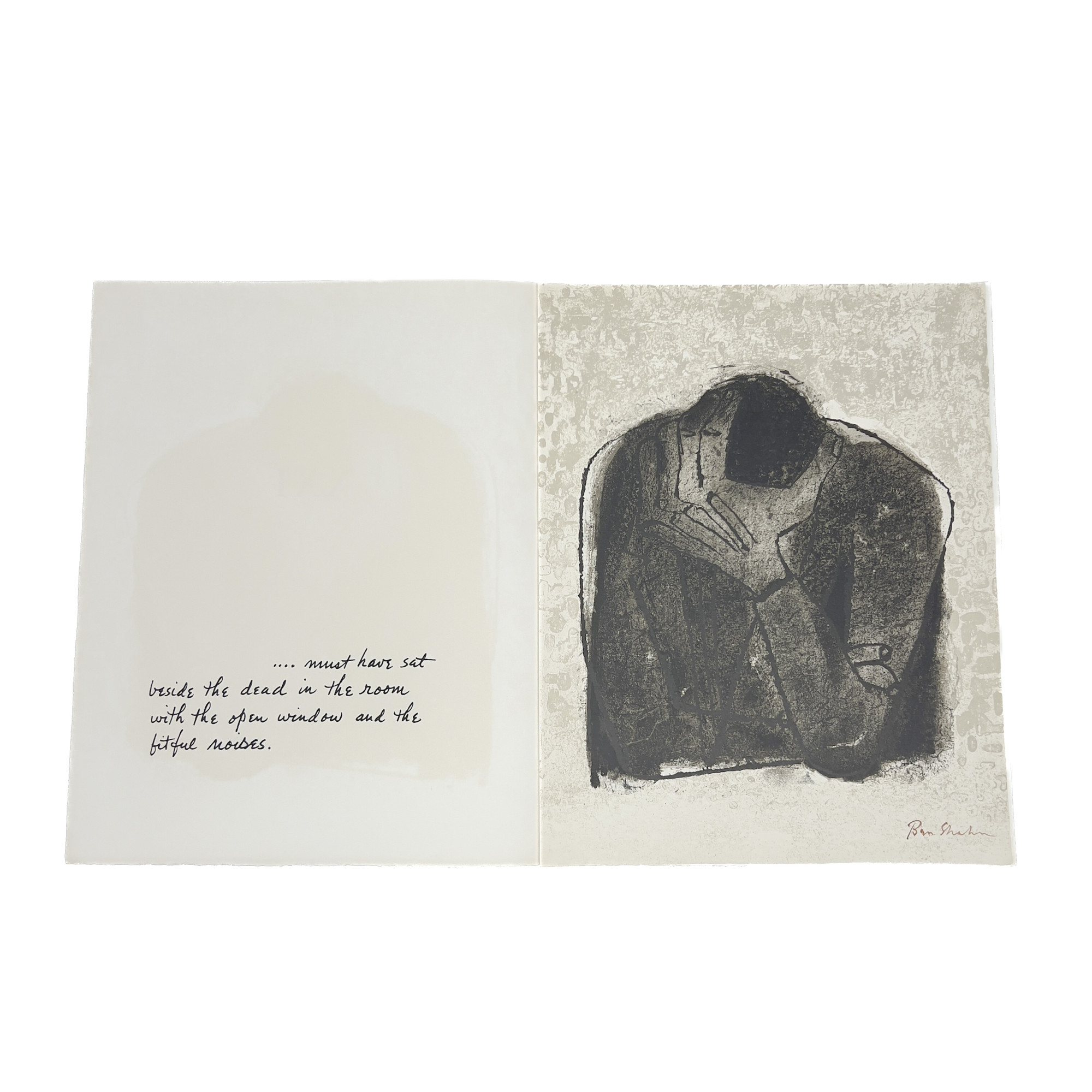 Ben Shahn - Beside the Dead (from Rilke Portfolio) - Capsule Auctions