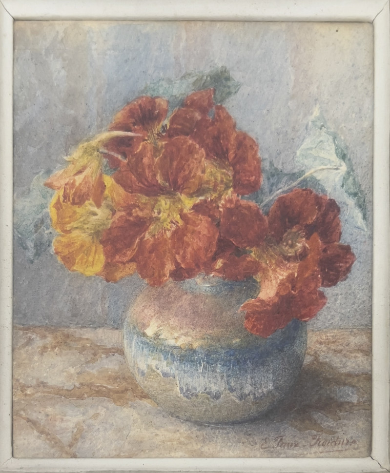 Eugénie-Juliette Faux-Froidure - Nasturtium Still Life