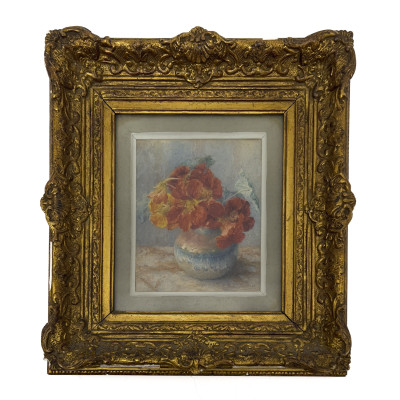 Eugénie-Juliette Faux-Froidure - Nasturtium Still Life