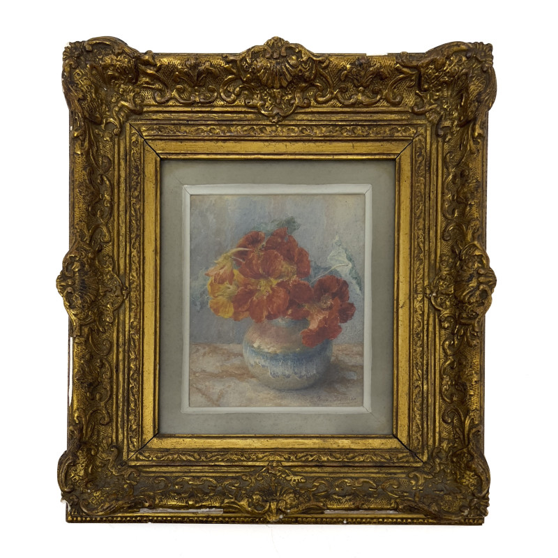 Eugénie-Juliette Faux-Froidure - Nasturtium Still Life