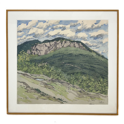 Neil Welliver - Study No. 2 for Bald Rock