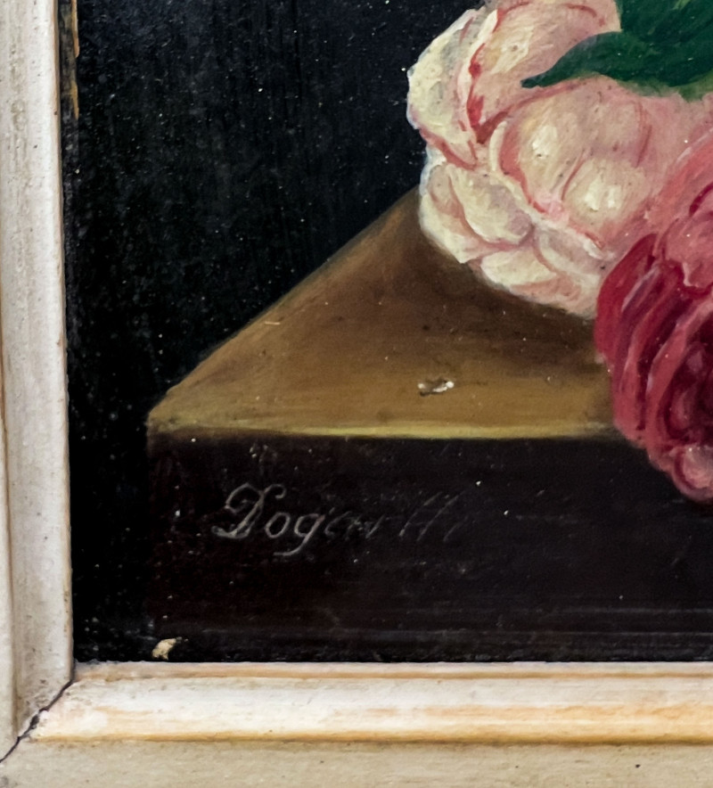 Oscar Robert Dogarth - Still Life with Spring Flowers