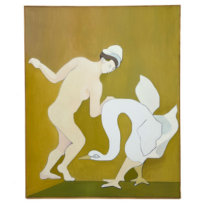 Image for Lot Leonard Alberts - Untitled (Leda and the Swan)