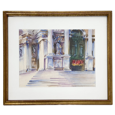 after John Singer Sargent - Santa Maria della Salute
