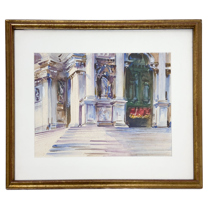 after John Singer Sargent - Santa Maria della Salute