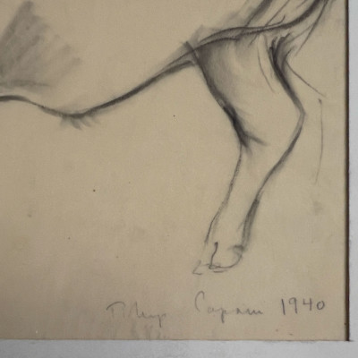 Rhys Caparn - Three Sketches of Cows