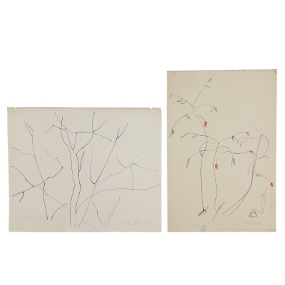 Image for Lot Rhys Caparn - Untitled (Nature) 2 works