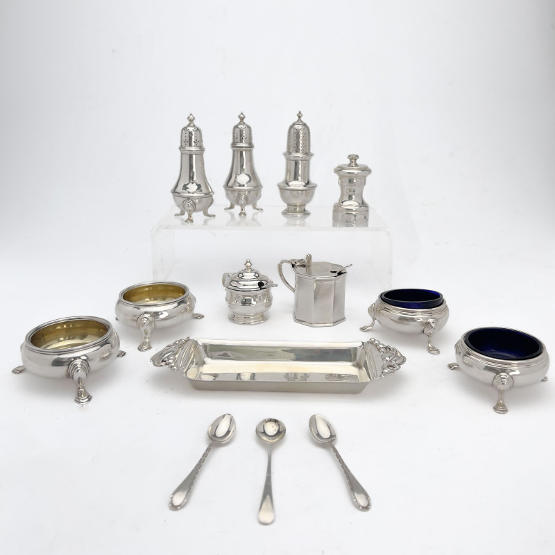 Sterling Silver Condiment Servers