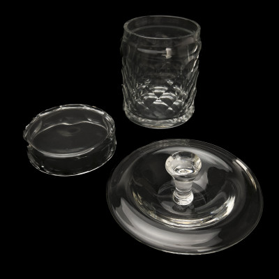 Four-Piece Crystal Tableware and Vanity Assortment