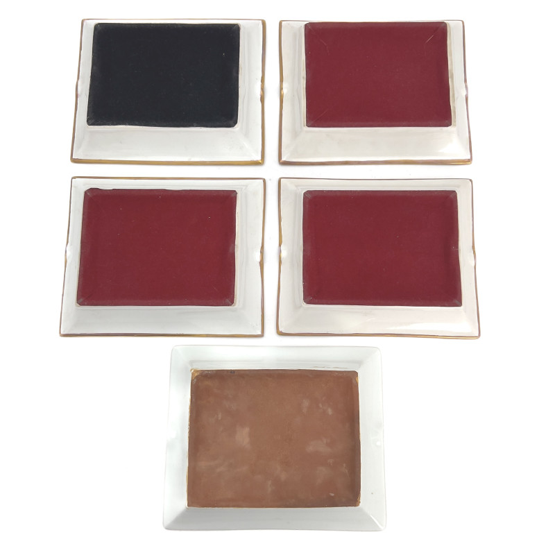 Collection of Porcelain Vide-Poches / Ashtrays, Hermès and A.CH